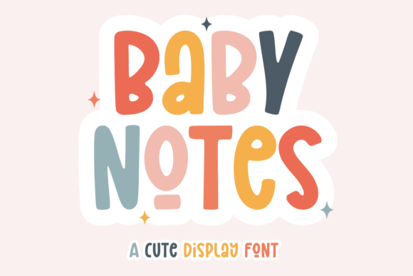 Baby Notes: A Whimsical Font for Creative Expression