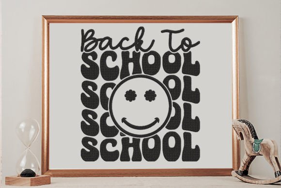 Back to School Echo Stacked: A Versatile Embroidery Design for Creative Projects