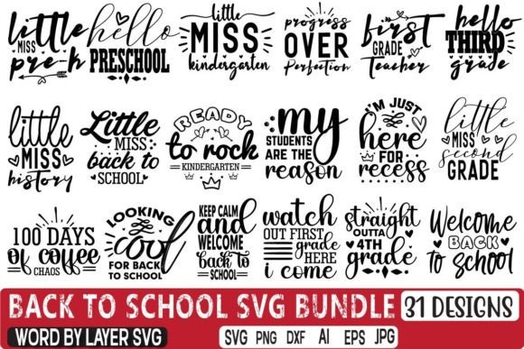 Back to School SVG Bundle Vol.16