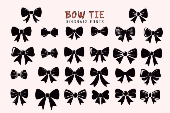Bow Tie: A Versatile Decorative Dingbat Font for Creative Projects