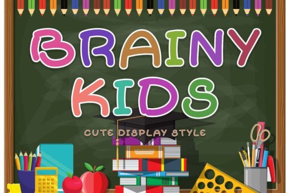 Brainy Kids: A Strategic Font for Creative and Professional Communication
