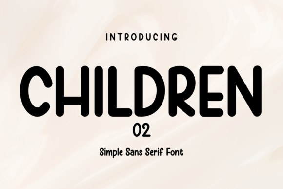 Children Font: A Playful and Versatile Handwritten Sans Serif Style