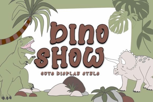 Dino Show Font: A Playful Addition to Your Creative Projects