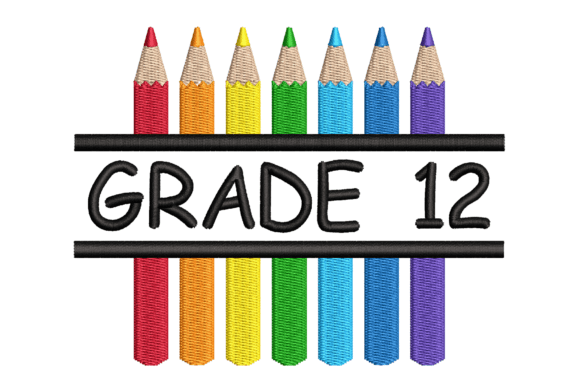 Grade 12 Split Colored Pencils: A Unique Design for Personalized Embroidery