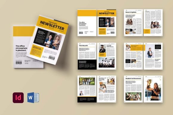 High School Simple Theme Newsletter: A Minimal and Professional Solution for Creative Businesses