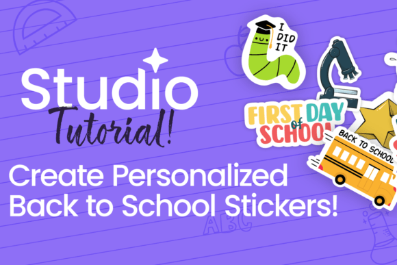 How to Create Back to School Stickers