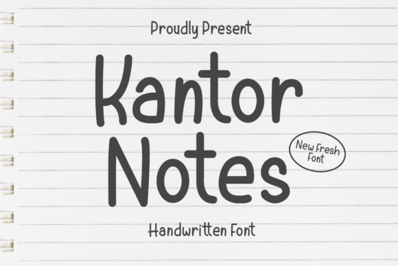 Kantor Notes: A Playful Font for Creative Expression