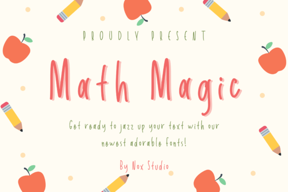 Math Magic Font: A Touch of Warmth in Design