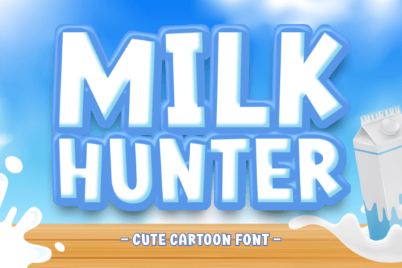 Milk Hunter: A Playful Font for Creative Projects