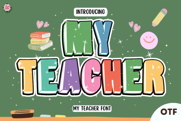 My Teacher Font for Creative and Educational Projects