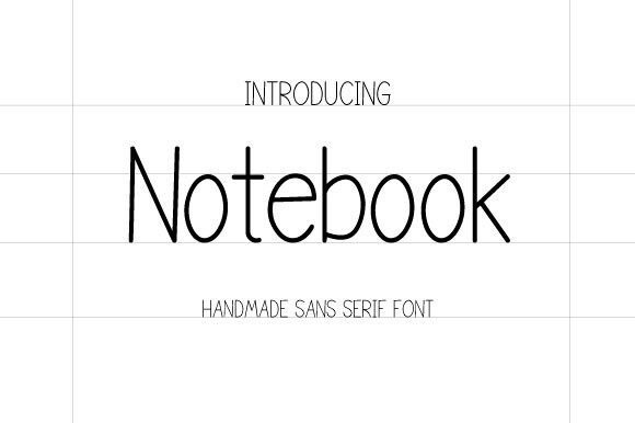 Notebook Font