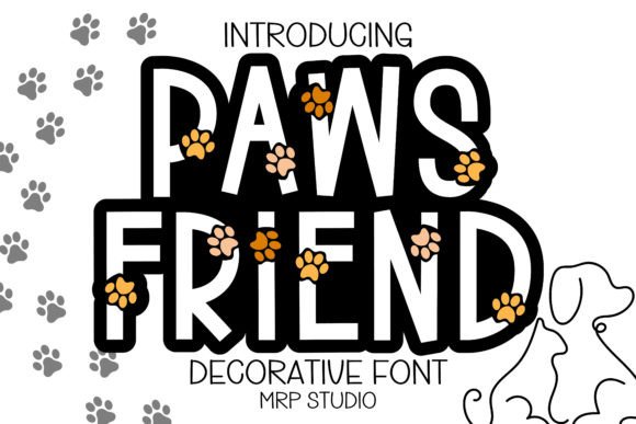 Paws Friend: A Playful Font for Creative Projects