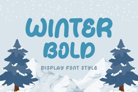 Winter Bold Font for Festive and Creative Designs